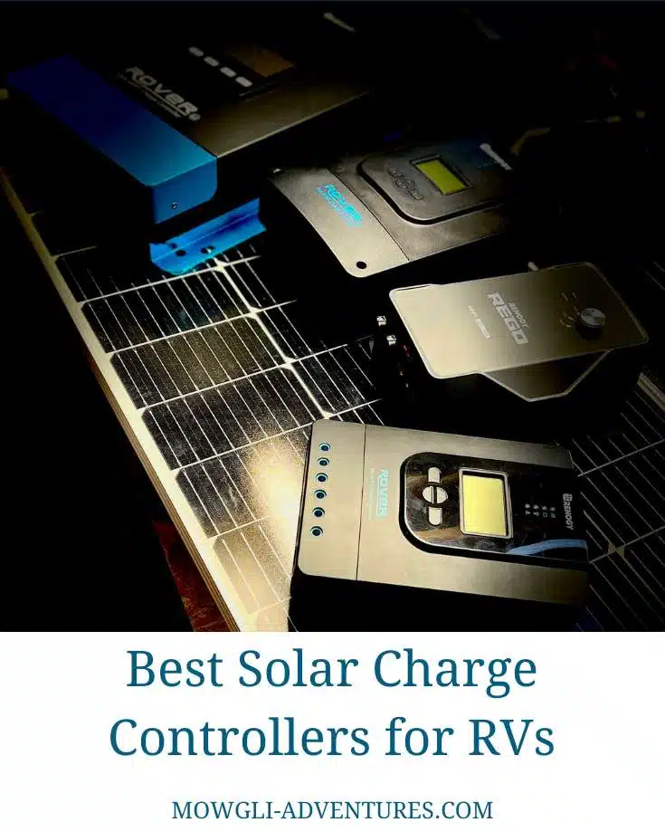 Top-rated MPPT solar charge controller models displayed in a row