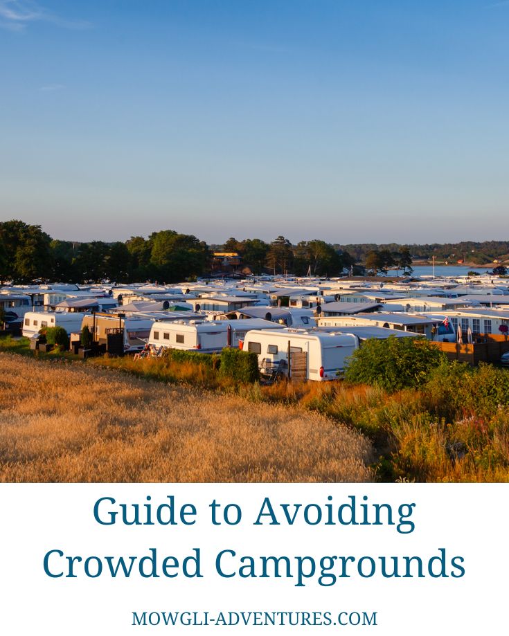 Avoiding crowded campgrounds cover