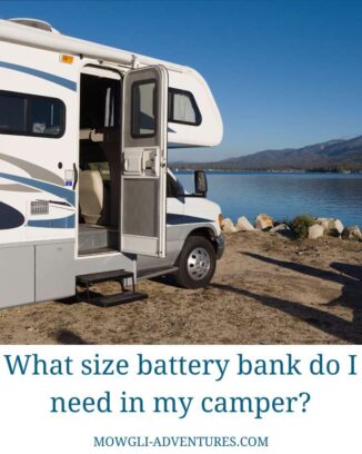 What size battery bank do I need in my camper?