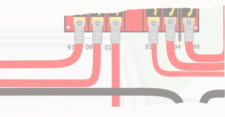 Detailed circuits on a van conversion wiring diagram