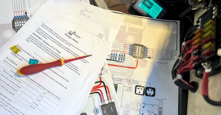 Campervan electrical design service Mowgli Adventures